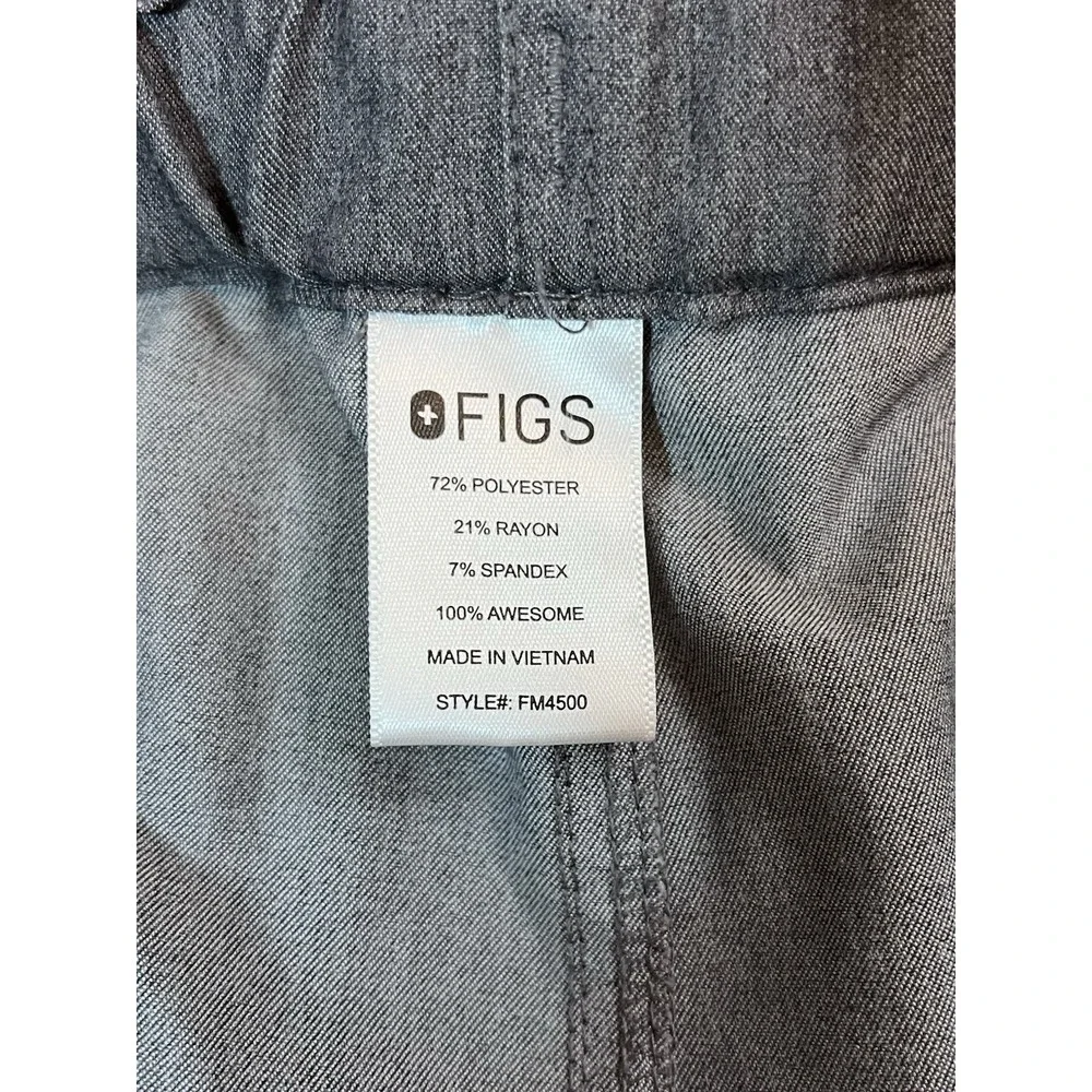 FIGS Technical Collection Mens Pisco Basic Scrub Pants Graphite Sz L FM4500